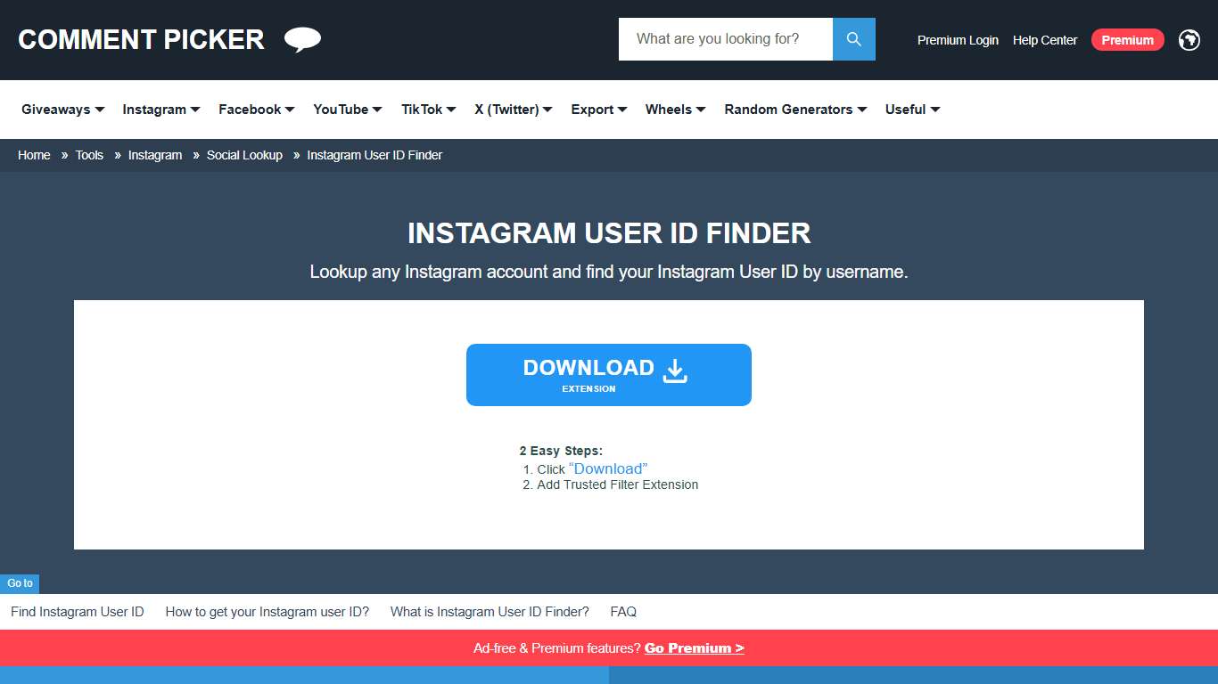 Find Your Instagram User ID: Profile & Account Lookup Tool